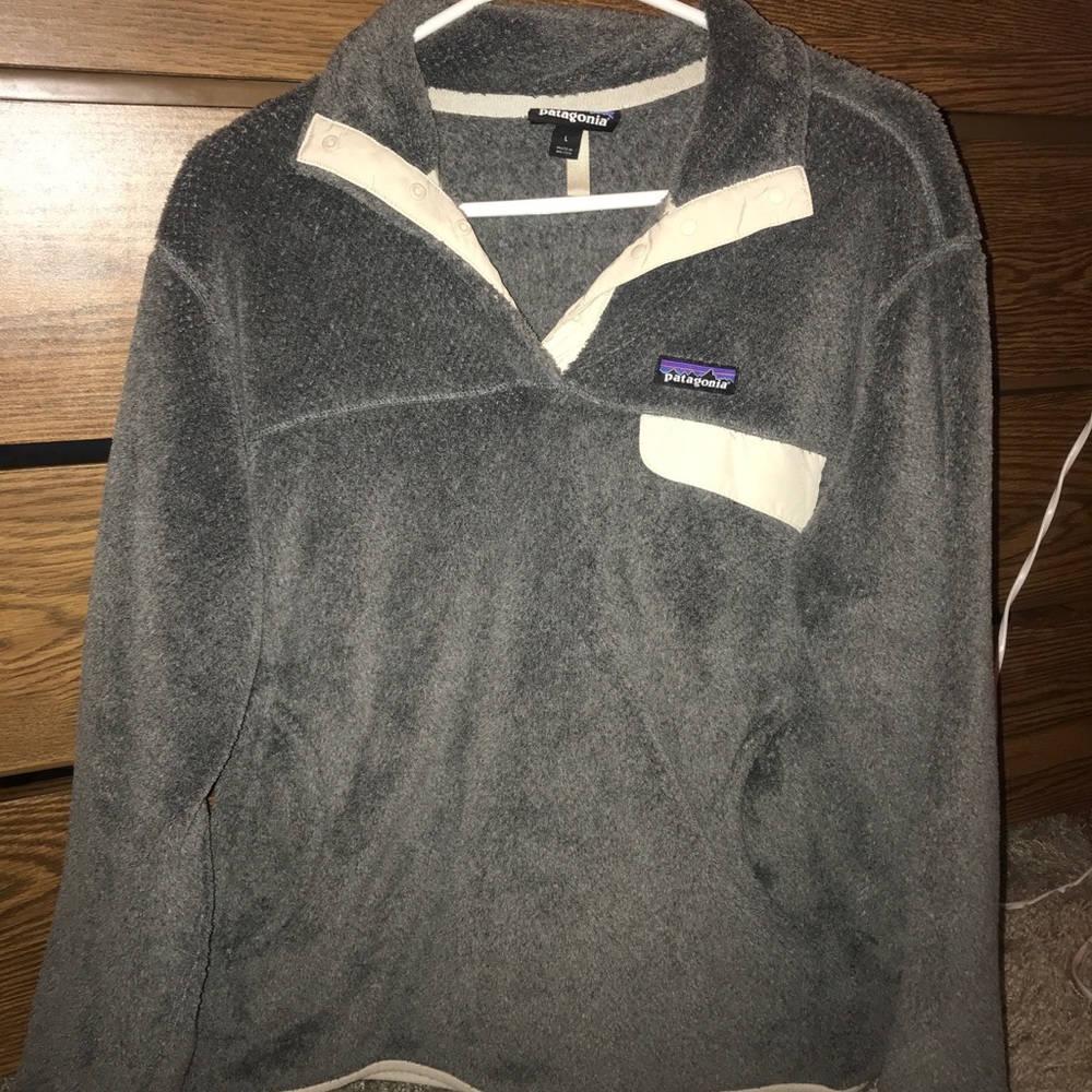 Patagonia Gray Fleece Synchilla